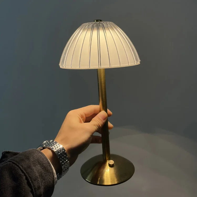 Ambient Glow Wireless LED Mushroom Table Lamp