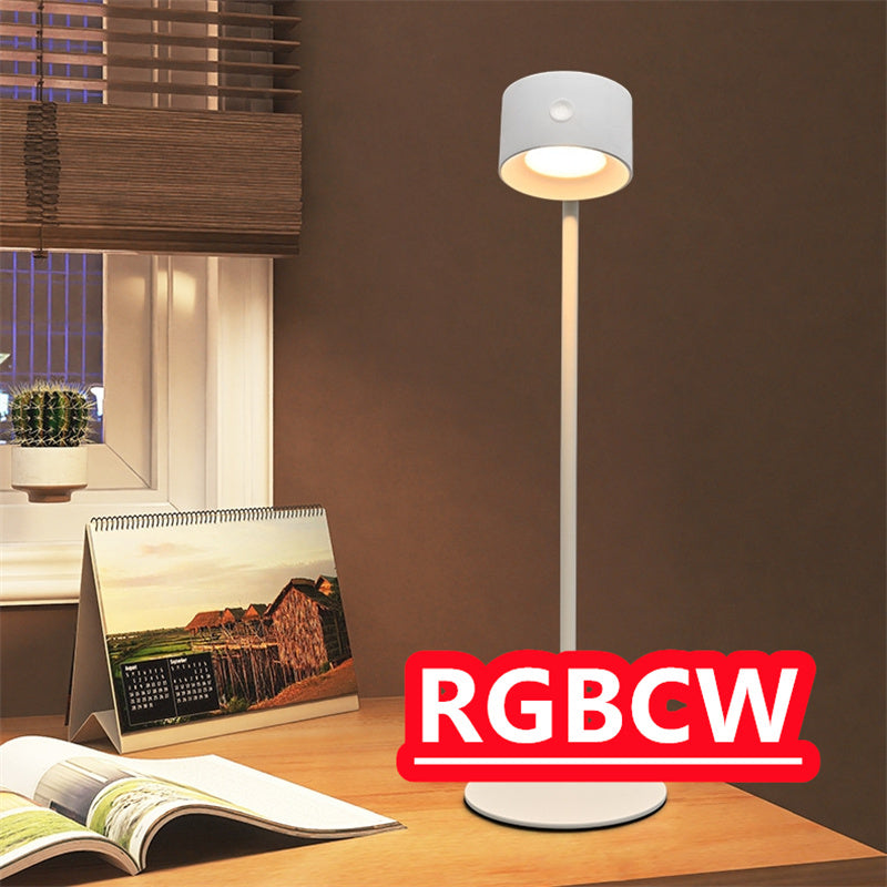 360 Rotation 2-in-1 Double Heads Battery-Powered Table Lamp