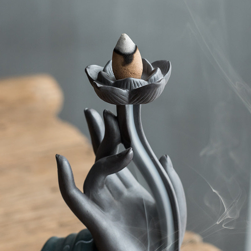 Backflow Waterfall Ceramic Incense Burners