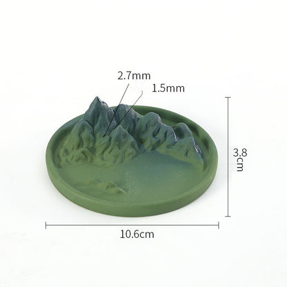 Mountain Ceramic Incense Burner