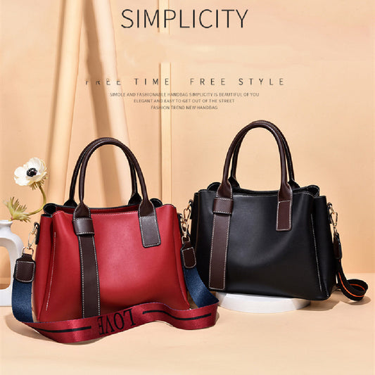 Soft Leather Large Capacity Women's Handbag Fashion