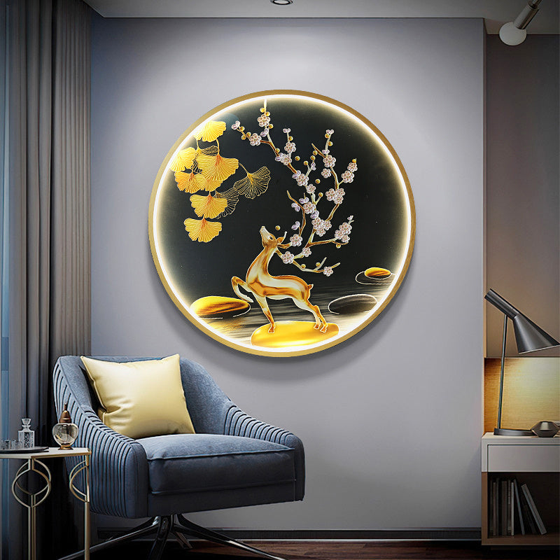 Dawn Entryway Decorative Painting Wall Landscape Mural Lamp