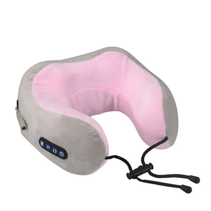 Ergonomic Heated Car Massage Pillow for Neck and Back Support