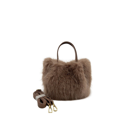 Women's Fox Fur Tote Bag