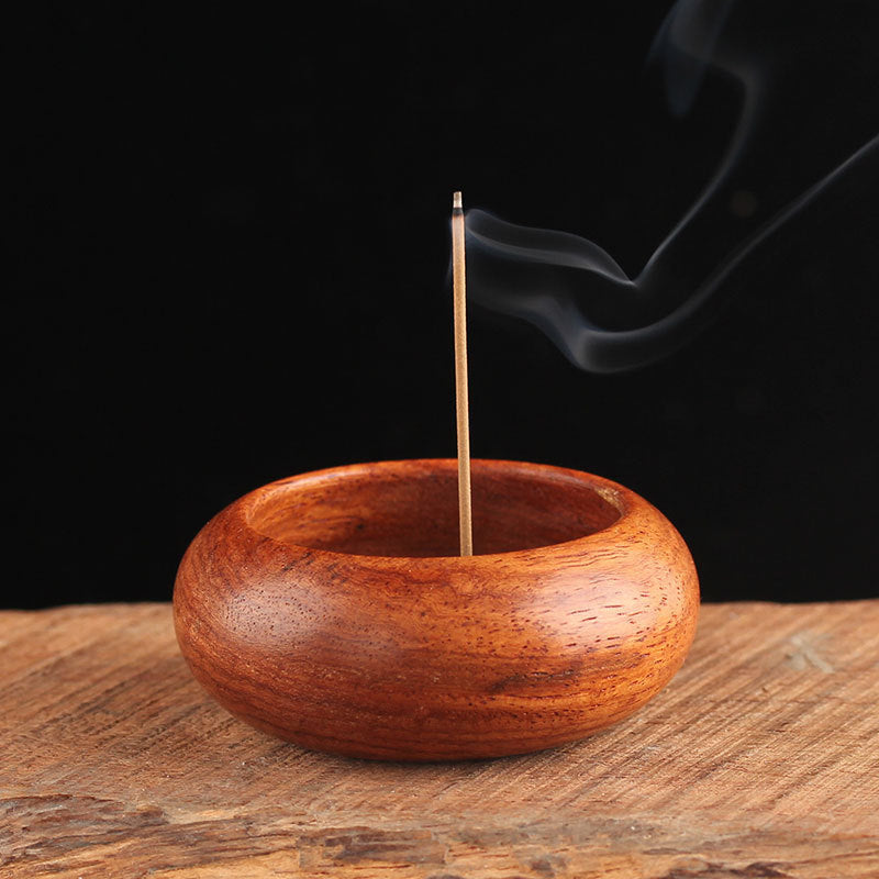 4-hole Rosewood Bowl Incense Burner