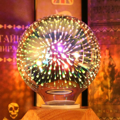 3D Fireworks Decorative Edison Light Bulb