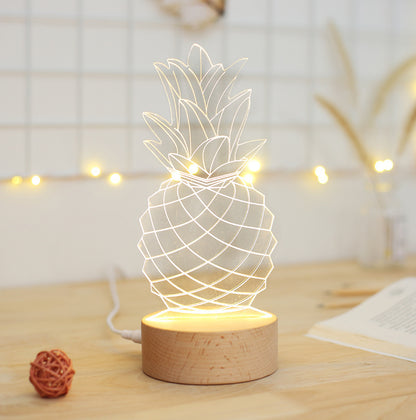 Pineapple Night Light Table Lamp