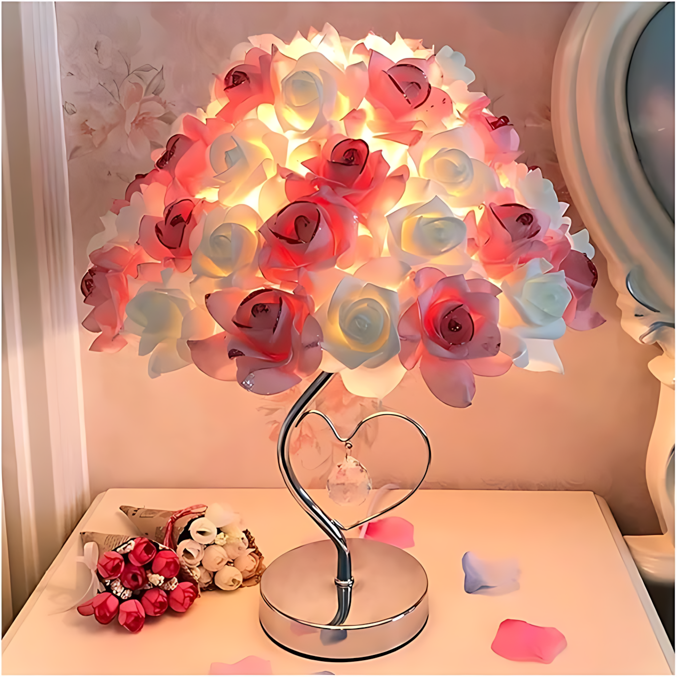 GlowCharm™ Rose Lamp