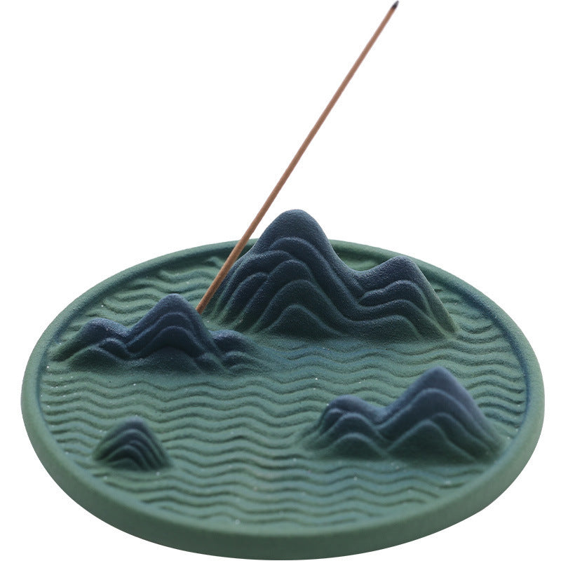 Mountain Ceramic Incense Burner