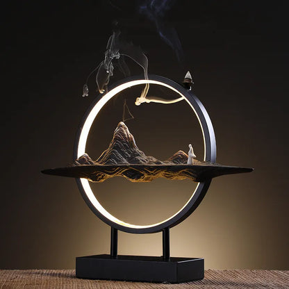 The Mountain Incense Burner Table Lamp