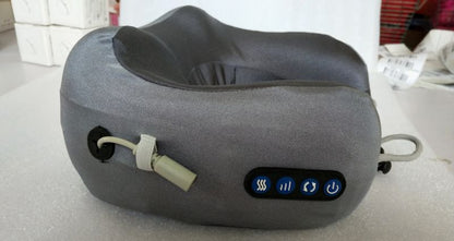 Ergonomic Heated Car Massage Pillow for Neck and Back Support