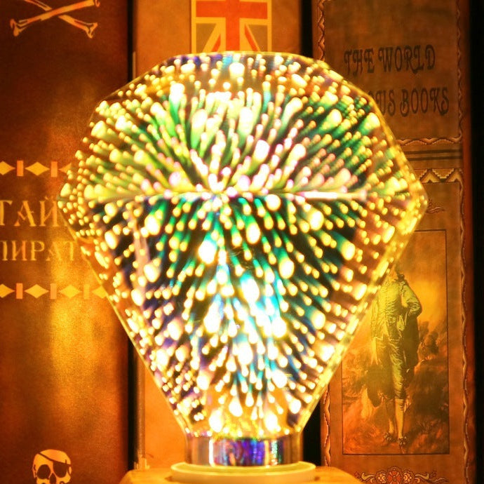 3D Fireworks Decorative Edison Light Bulb