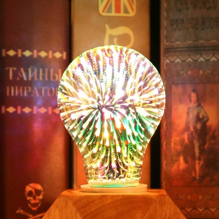 3D Fireworks Decorative Edison Light Bulb