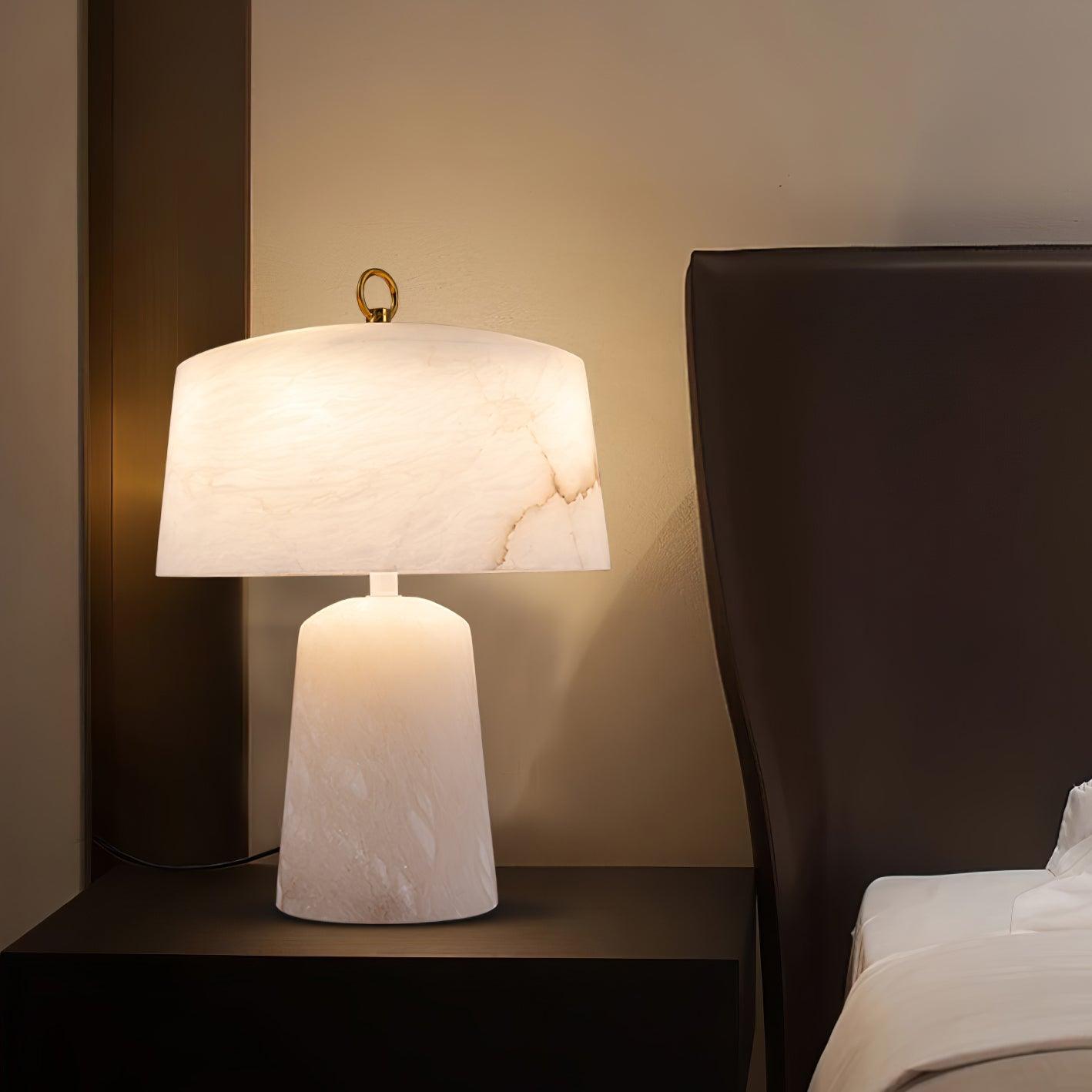 Luxury Aogashima Alabaster Table Lamp