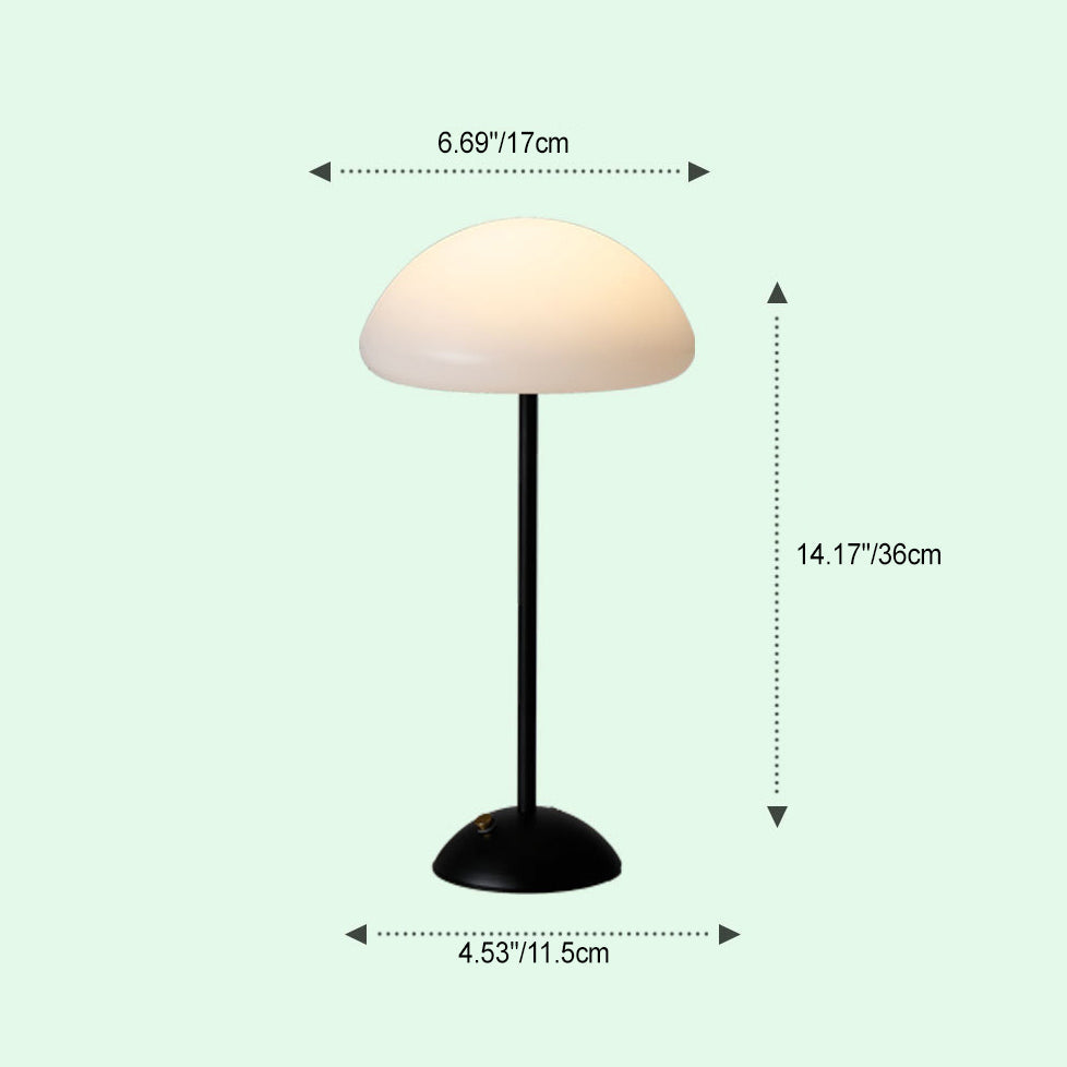 USB Dimmable Night Light Mushroom Table Lamp