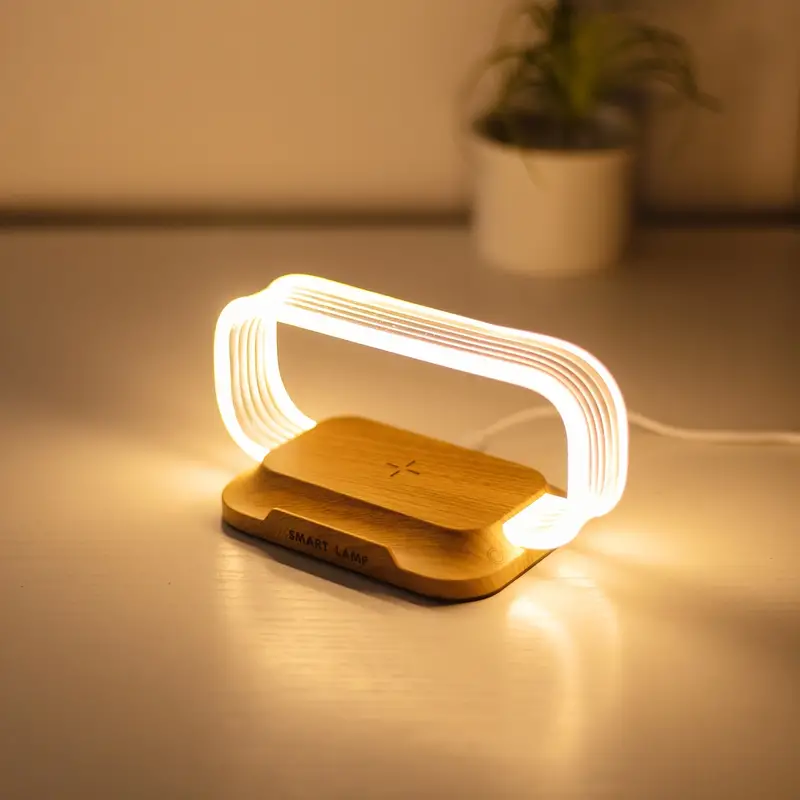 Wireless Charging LED Lamp