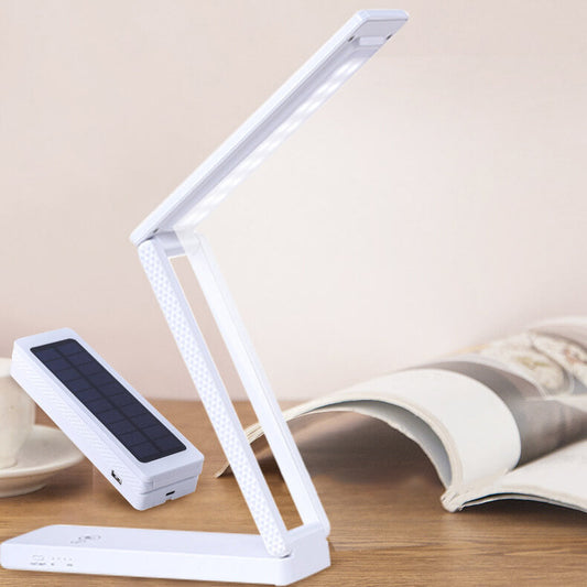 Modern Solar USB Rechargeable Foldable LED Eye Care Reading Table Lamp