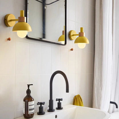 Yellow Macaron Wall Lamp