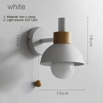 White Macaron Wall Lamp