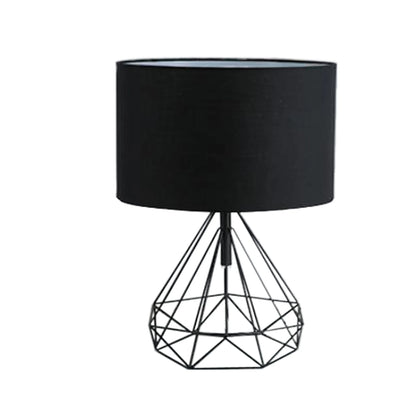 Black Nordic Retro Geometric Desk Lamp