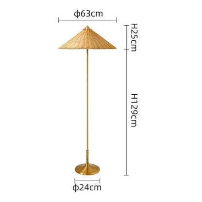 Rattan Floor Lamp