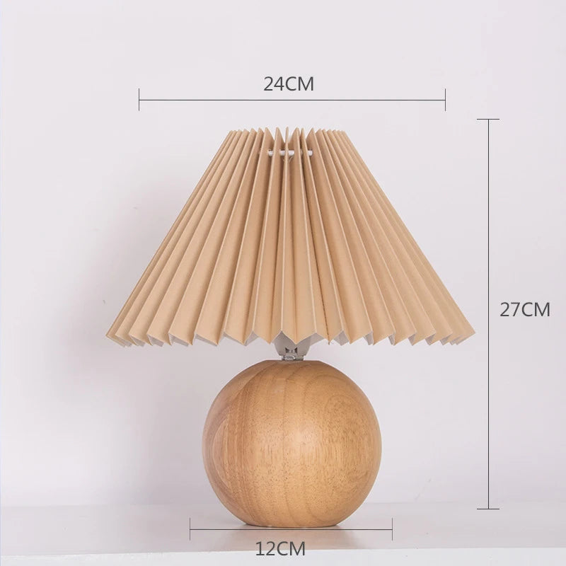 Wine Vintage Pleated Table Lamp