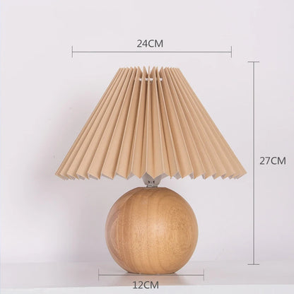 Wine Vintage Pleated Table Lamp