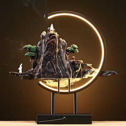 Misty Mountain Incense Burner Lamp