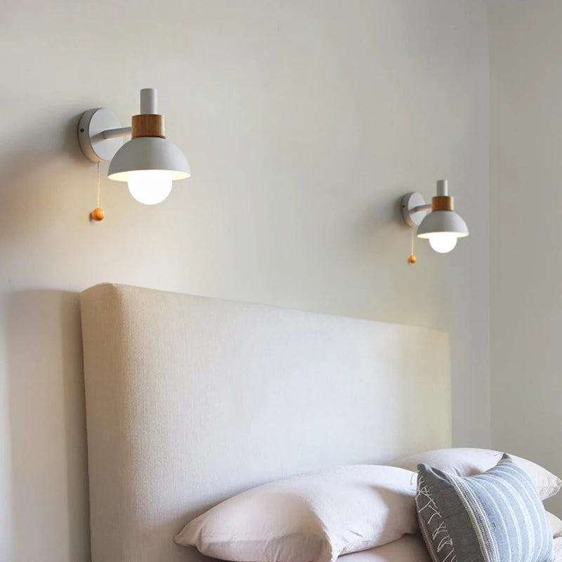 White Macaron Wall Lamp