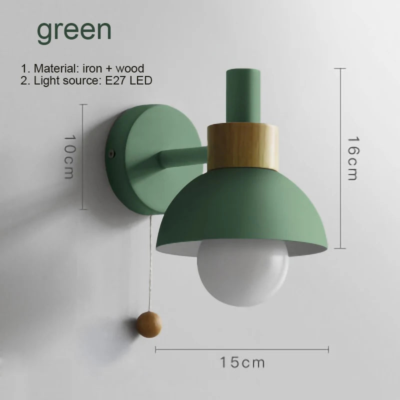 Green Macaron Wall Lamp