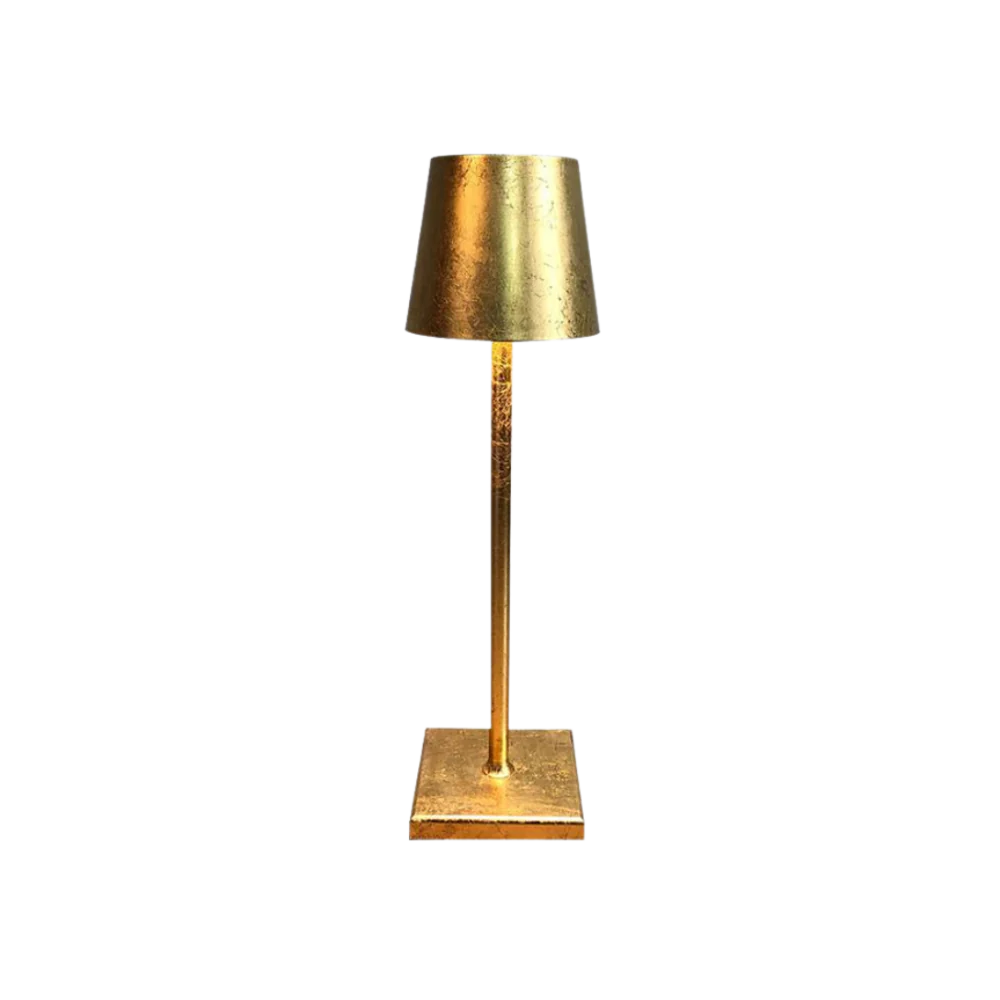 Golden Ambient Glow Wireless Table Lamp