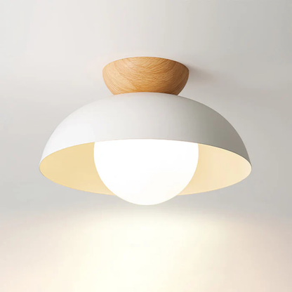 Nordic Wooden LED Ceiling Light