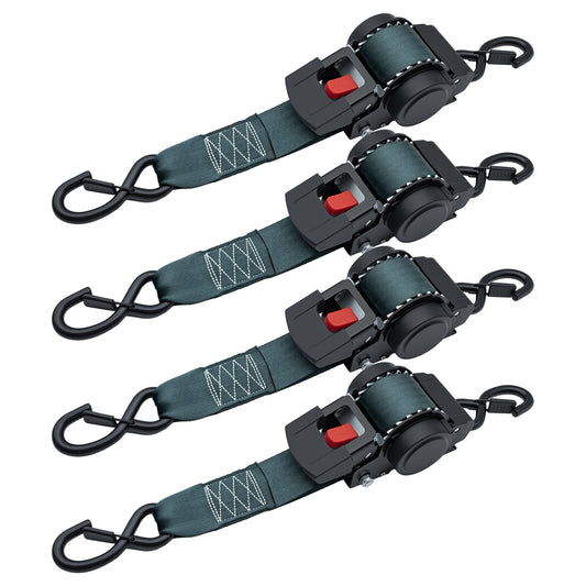 ProSecure Retractable Ratchet Straps (2 Packs)