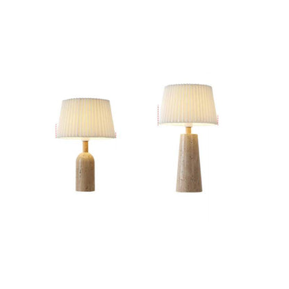 Travertine Retro Japanese Style Table Lamp