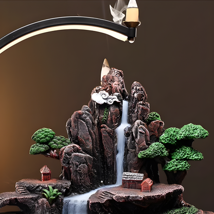 Misty Mountain Incense Burner Lamp