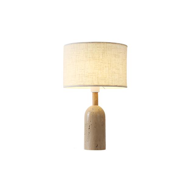 Travertine Retro Japanese Style Table Lamp