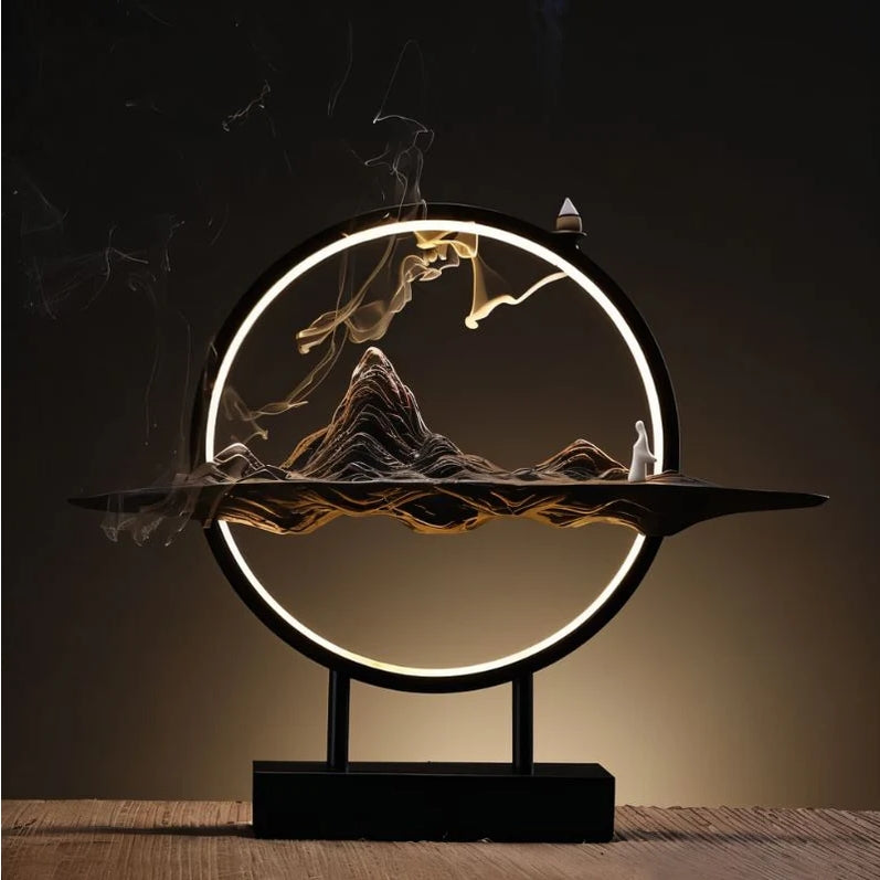 The Mountain Incense Burner Table Lamp