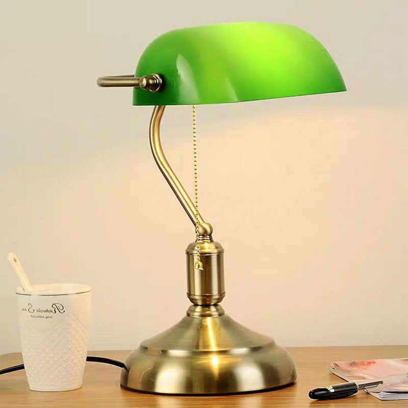 European Glass Table Lamp