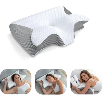 2-in-1 Memory Foam Cervical Pillow