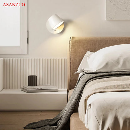 Modern Bedhead Wall Light with Switch