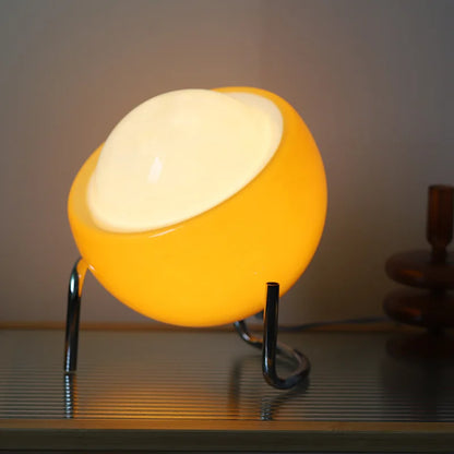 Orange Bauhaus Medieval Indoor Table Lamp