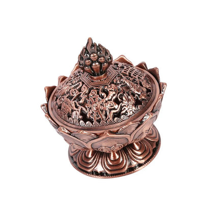 Chinese Zinc Alloy Backflow Incense Holder