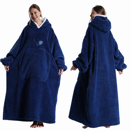 Extra Long Apple Warm Wearable Blanket (55" / 140cm)