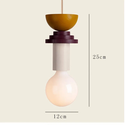 Nordic Lamp Wood LED Pendant Lights Kitchen Home Decor Hanglamp Restaurant Ceiling Chandelier Luminaire Bedroom Light Fixture