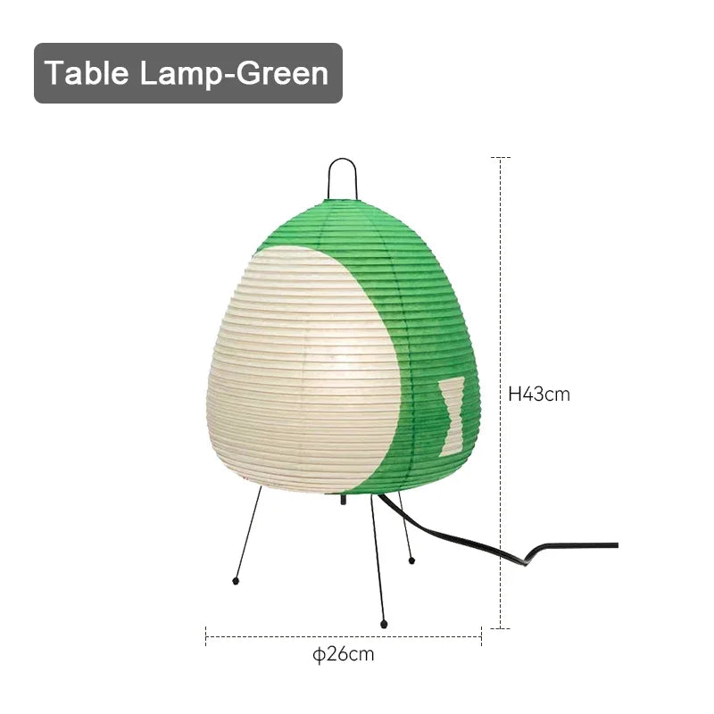 Noguchi Modern Japanese Rice Table Lamp