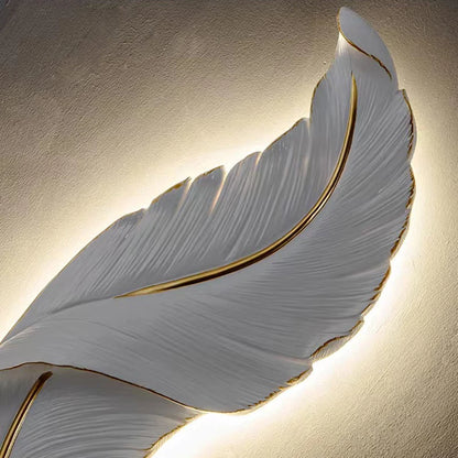 Modern LED Feather Wall Lamps