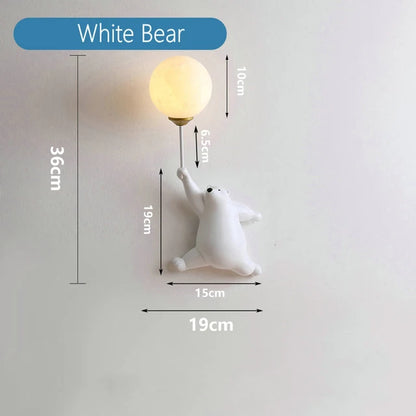 Cute Bear Wall Lamp