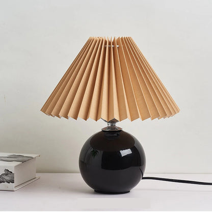 Wine Vintage Pleated Table Lamp