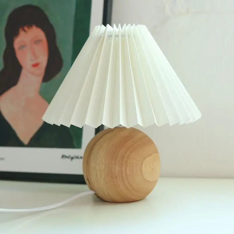 Wine Vintage Pleated Table Lamp