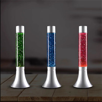 Glitter Lava Lamp, Flash Flow In Liquid Relaxation Night Light, Home Decoration Light, Christmas Gift For Adults And Kids